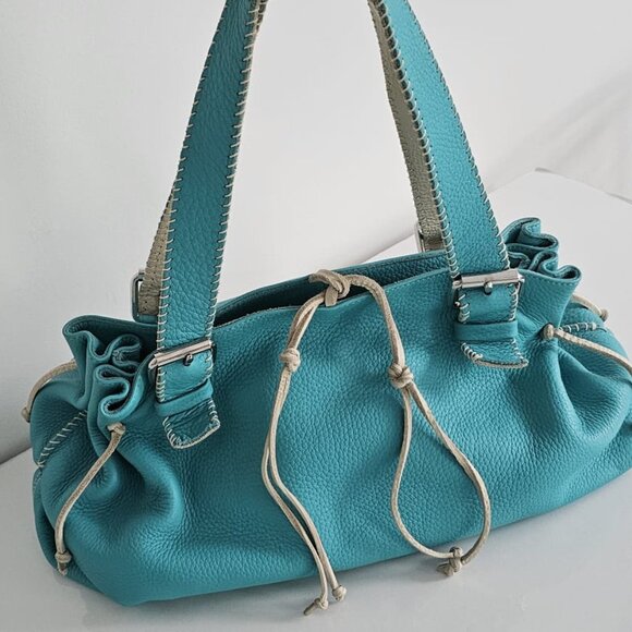 GORGEOUS PEBBLE LEATHER HANDBAG! - Picture 14 of 16